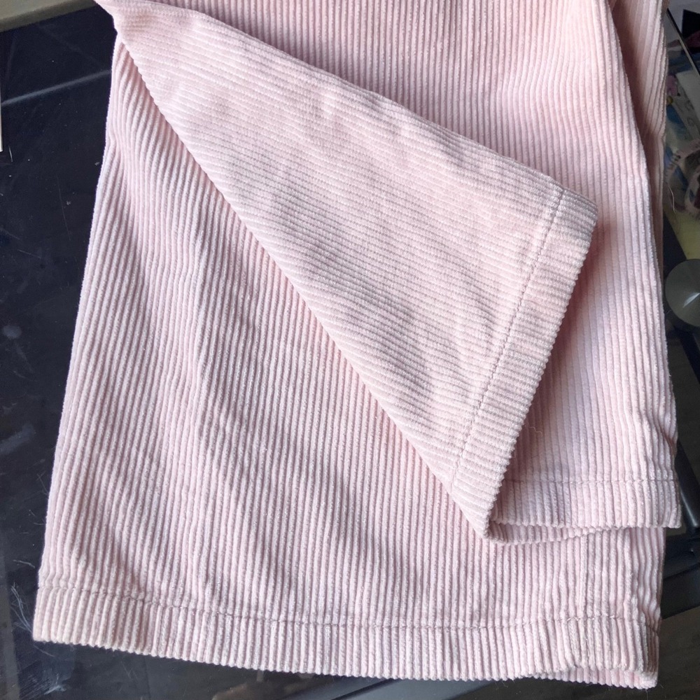 Celebrity Pink Cotton Corduroy Jumpsuit Women's XXL Pink Button Front - Picture 6 of 6